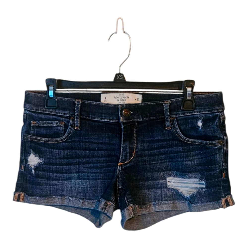 Abercrombie & Fitch Dark Wash Jean Shorts